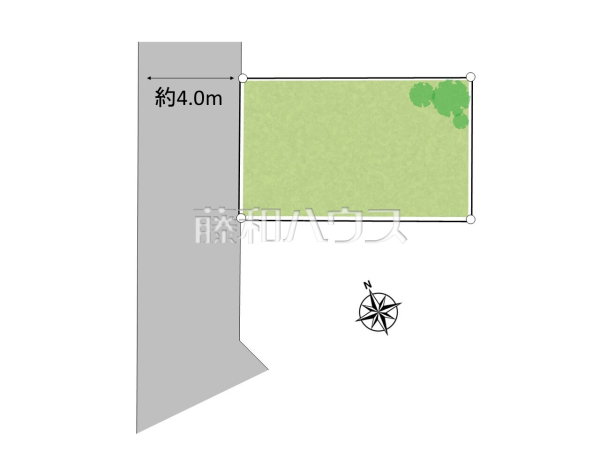 全体区画図　【世田谷区若林５丁目】