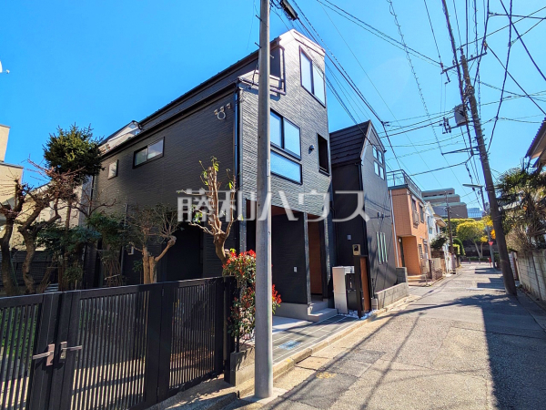 接道状況および現場風景　【世田谷区若林５丁目】