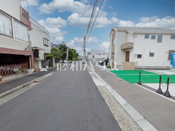 接道状況および現場風景　【中野区上鷺宮５丁目】