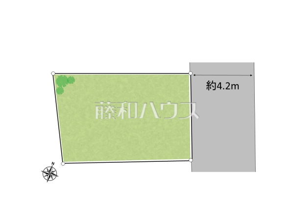 区画図　【志木市中宗岡２丁目】