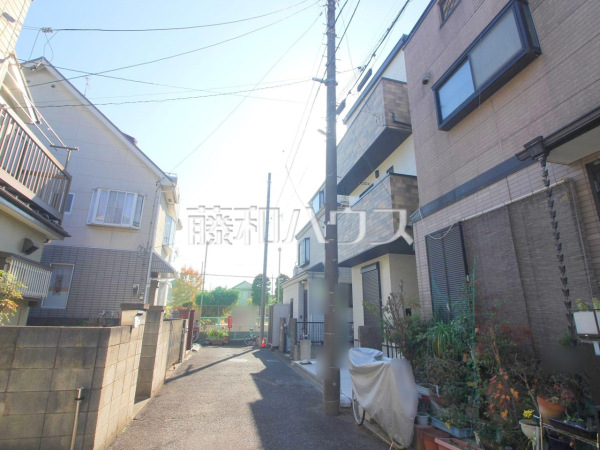 接道状況および現場風景　【志木市中宗岡２丁目】