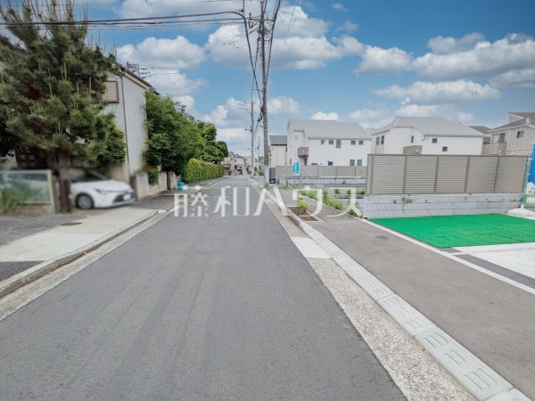接道状況および現場風景　【中野区上鷺宮５丁目】
