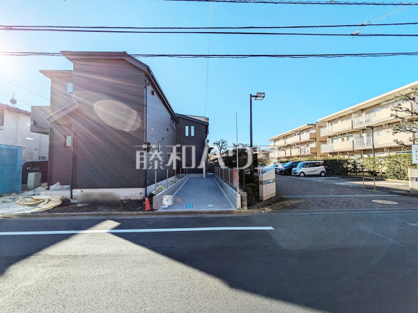 接道状況および現場風景　【日野市大坂上４丁目】