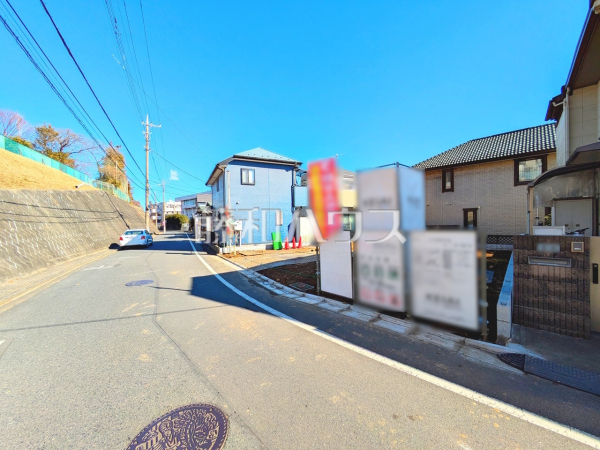 接道状況および現場風景　【八王子市長房町】