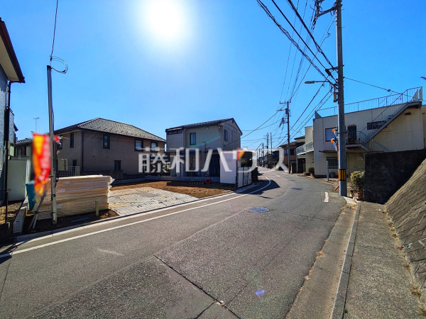 接道状況および現場風景　【八王子市長房町】