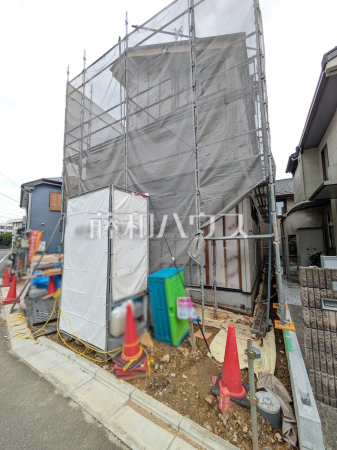 外観　【八王子市長房町】現在建築中につき、完成後には確認できなくなる構造部分などがご覧いただけます。完成後の内覧とは違った視点での現地見学が可能です。