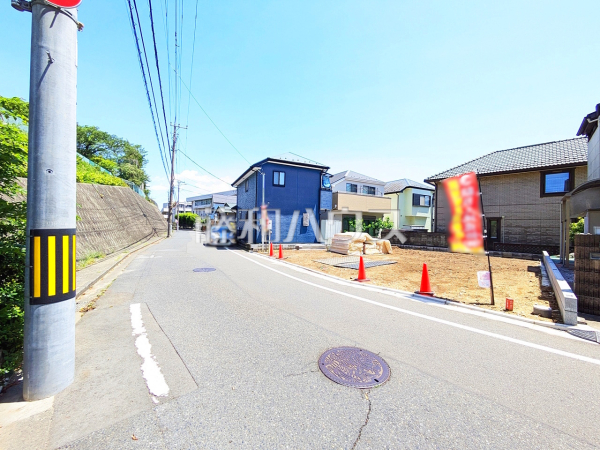接道状況および現場風景　【八王子市長房町】