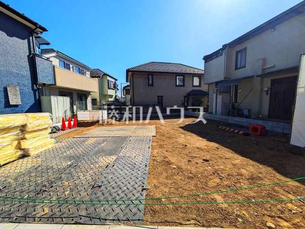 外観　　きれいに整備された敷地。これから夢の新邸がここに建ちます。【八王子市長房町】