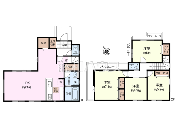 間取図　【八王子市長房町】