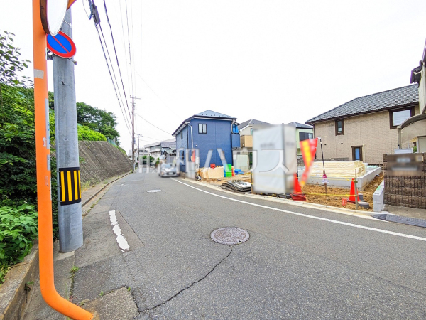 接道状況および現場風景　【八王子市長房町】