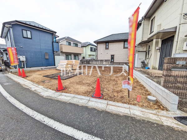 外観　【八王子市長房町】きれいに整備された敷地。これから夢の新邸がここに建ちます。　