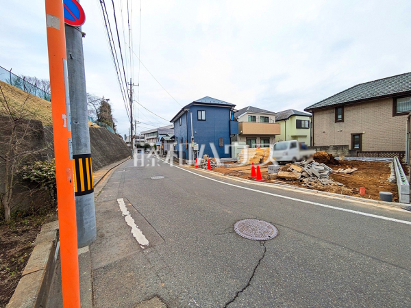 接道状況および現場風景　【八王子市長房町】