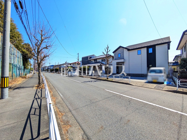 接道状況および現場風景　【八王子市北野台３丁目】