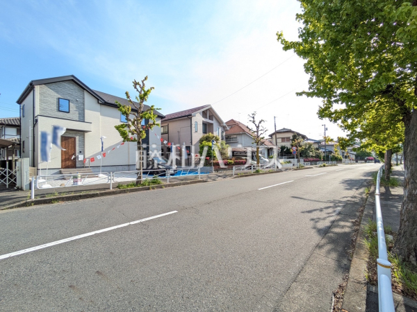 接道状況および現場風景　【八王子市北野台３丁目】