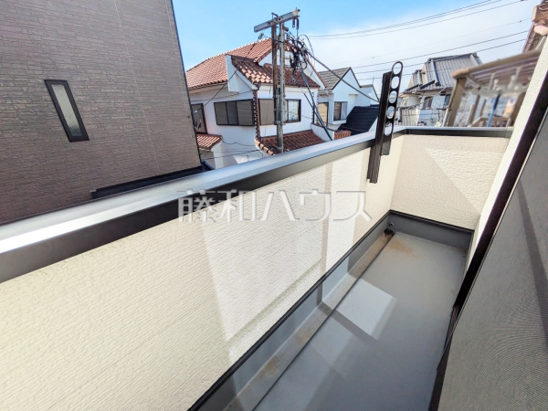 B号棟　バルコニー　【志木市柏町１丁目】