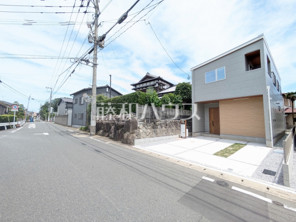 1号棟　接道状況および現場風景　【福岡市城南区片江２丁目】