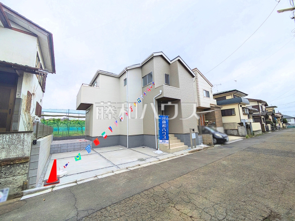 接道状況および現場風景　【新座市大和田１丁目】