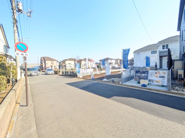 接道状況および現場風景　【東大和市立野２丁目】