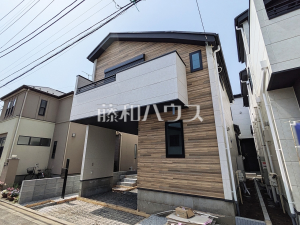 3号棟　外観　【練馬区立野町】 ここに住む方を想像して、着々と建築しております！ 