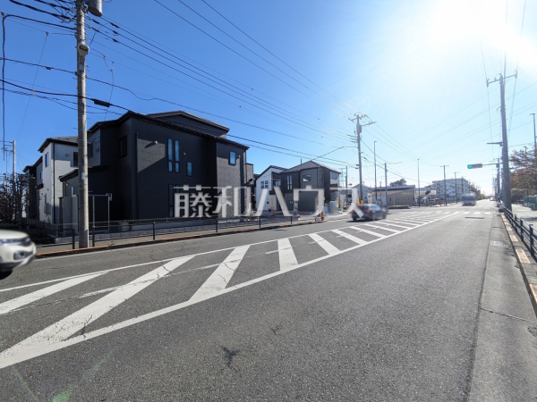 接道状況および現場風景　【小平市小川町１丁目】