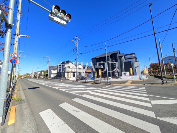 接道状況および現場風景　【小平市小川町１丁目】