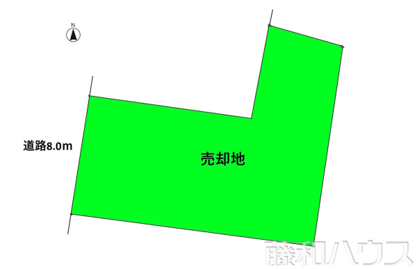全体区画図　【春日井市勝川新町２丁目】