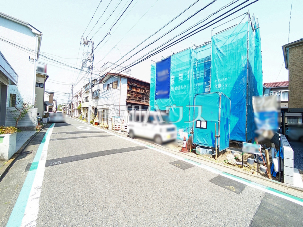 接道状況および現場風景　【八王子市元横山町３丁目】