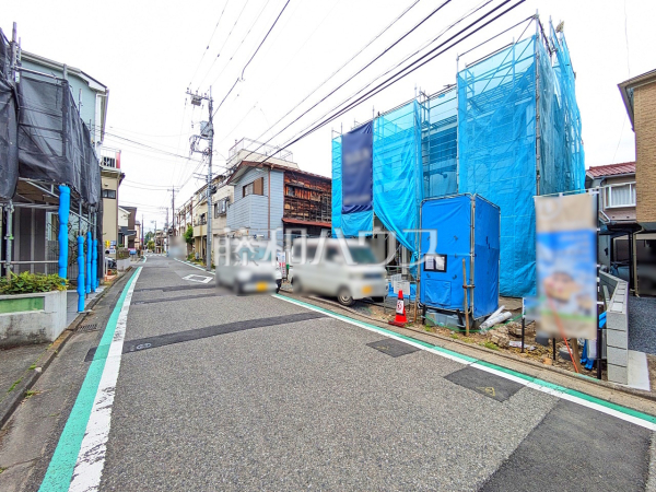 接道状況および現場風景　【八王子市元横山町３丁目】