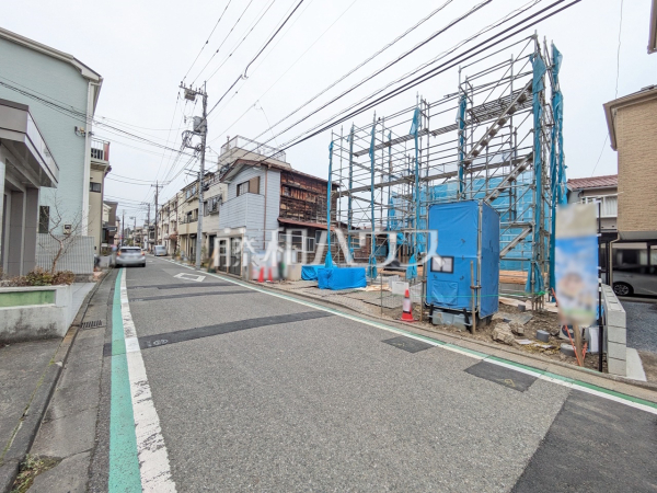 接道状況および現場風景　【八王子市元横山町３丁目】