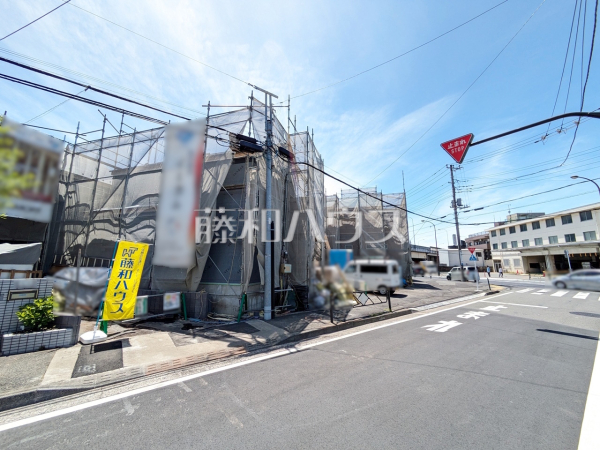 接道状況および現場風景　【調布市富士見町１丁目】