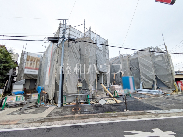 接道状況および現場風景　【調布市富士見町１丁目】
