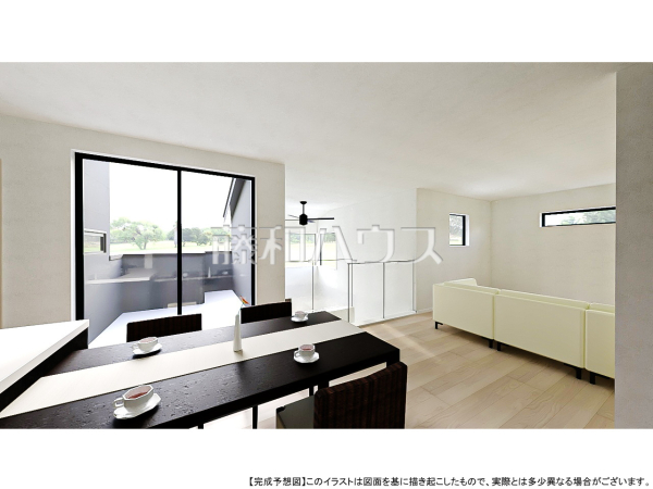 2号棟　完成予想図（内観）　【八王子市堀之内２丁目】