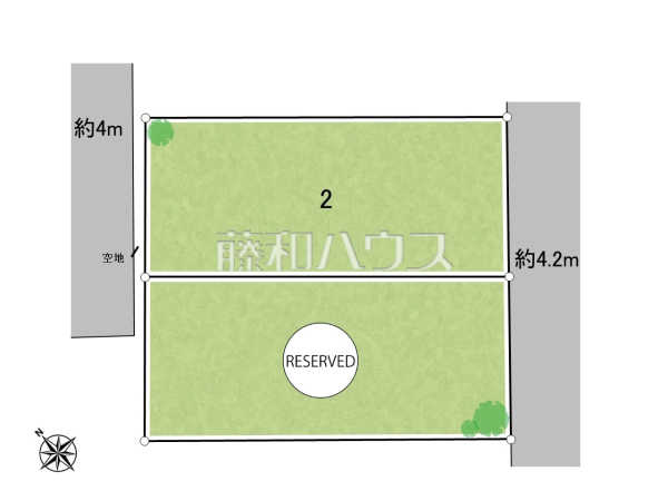 全体区画図　【志木市下宗岡１丁目】