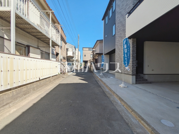 接道状況および現場風景　【和光市白子３丁目】