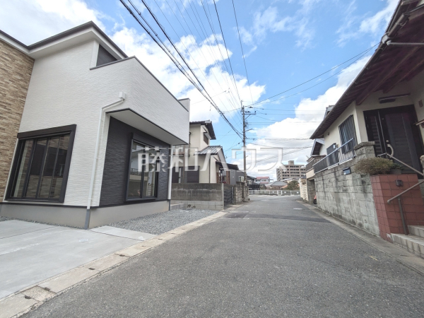 接道状況および現場風景　【福岡市城南区堤２丁目】