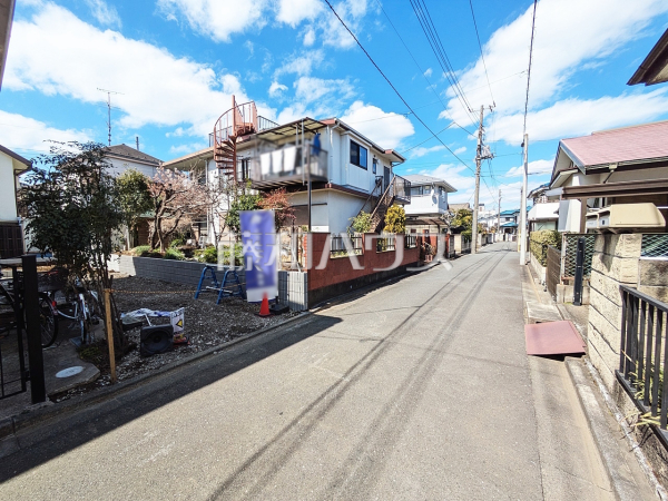 接道状況および現場風景　【西東京市泉町１丁目】