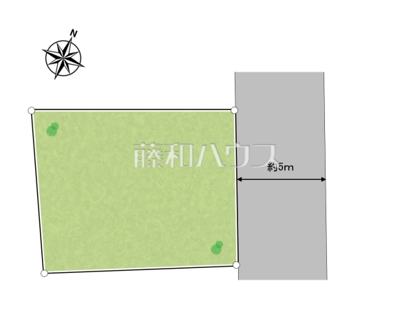区画図　【東大和市向原５丁目】