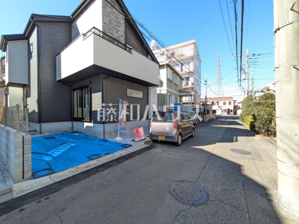 接道状況および現場風景　【東大和市向原５丁目】