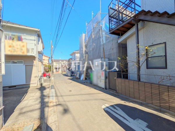 接道状況および現場風景　【練馬区大泉学園町５丁目】