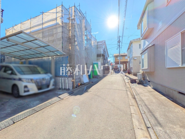 接道状況および現場風景　【練馬区大泉学園町５丁目】