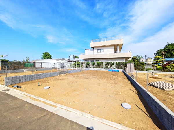 8号地　現地写真　【立川市西砂町６丁目】思い描くライフスタイルを自由にカタチにする自由設計分譲地