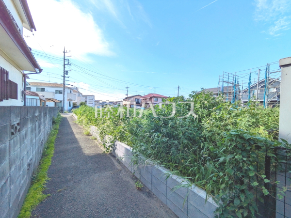 接道状況および現場風景　【武蔵村山市中原３丁目】