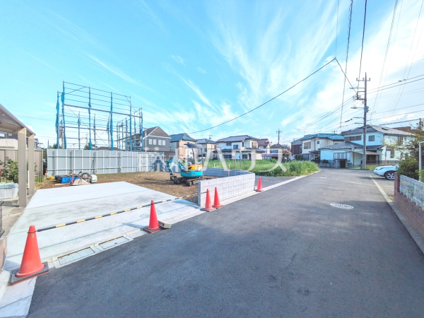 接道状況および現場風景　【武蔵村山市中原３丁目】