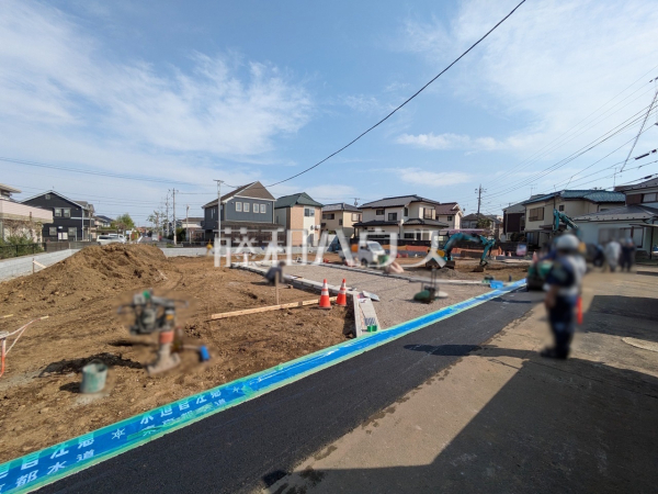 接道状況および現場風景　【武蔵村山市中原３丁目】