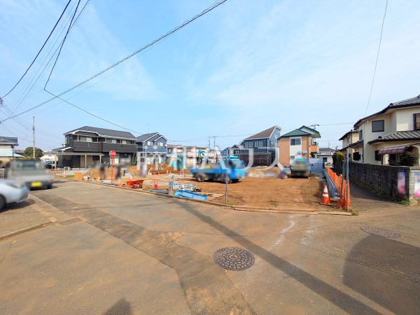 接道状況および現場風景　【武蔵村山市中原３丁目】