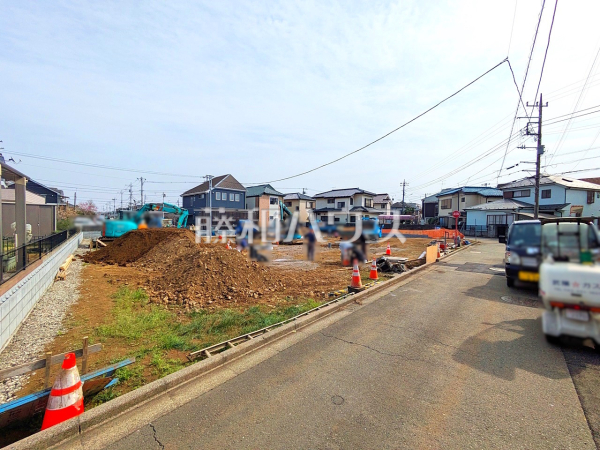 接道状況および現場風景　【武蔵村山市中原３丁目】