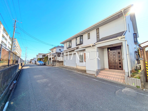接道状況および現場風景　【八王子市大谷町】