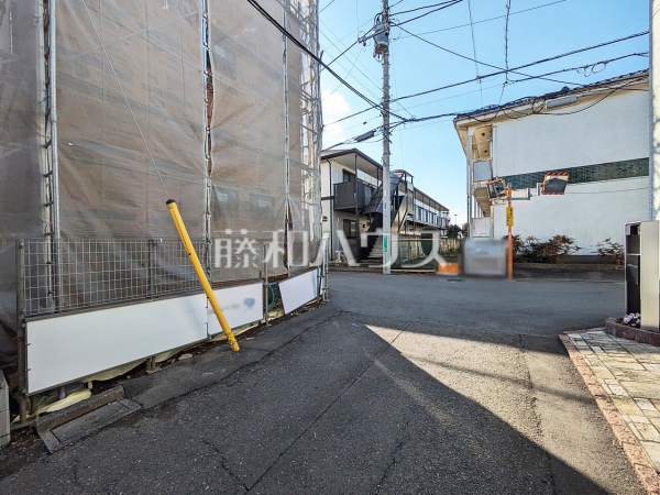 接道状況および現場風景　【国分寺市東恋ヶ窪３丁目】