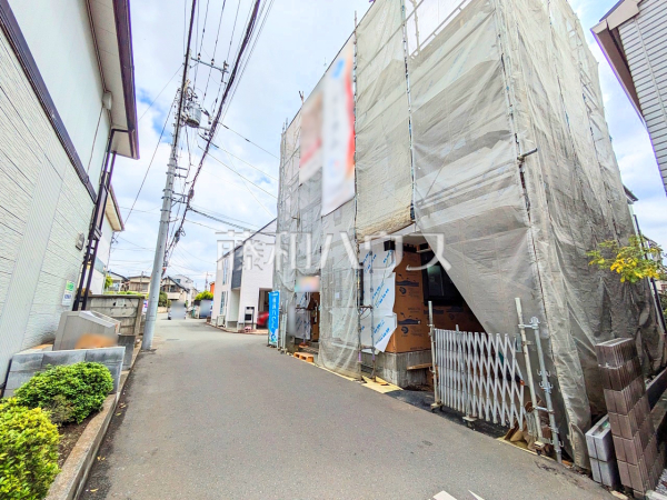 接道状況および現場風景　【国分寺市東恋ヶ窪３丁目】