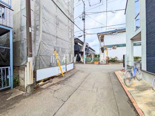 接道状況および現場風景　【国分寺市東恋ヶ窪３丁目】